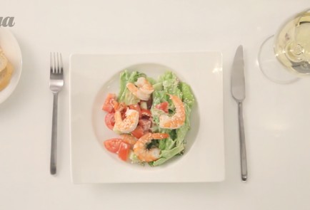 Фото шага рецепта Салат с креветками и кунжутом 21742 шаг 6  