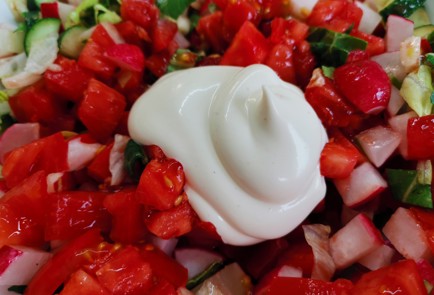 Фото шага рецепта Салат с майонезом 189483 шаг 10  