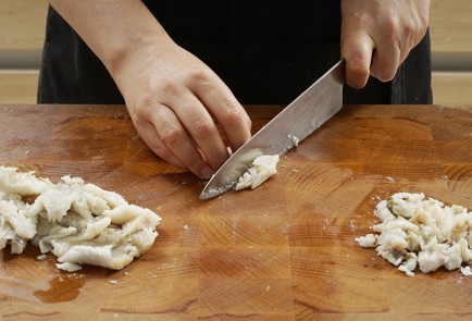 Фото шага рецепта Салат с минтаем и яблоком 152999 шаг 5  