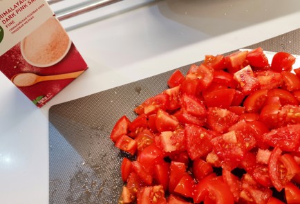 Фото шага рецепта Салат с моцареллой и перцем халапеньо 174878 шаг 8