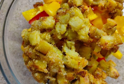 Фото шага рецепта Салат с обжаренными баклажанами 189128 шаг 15  