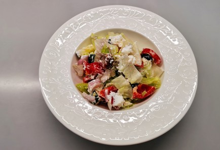 Фото шага рецепта Салат с сыром фета 186570 шаг 12  