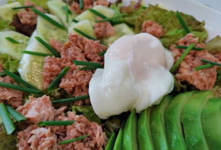 Фото шага рецепта Салат с тунцом и авокадо 186552 шаг 9  