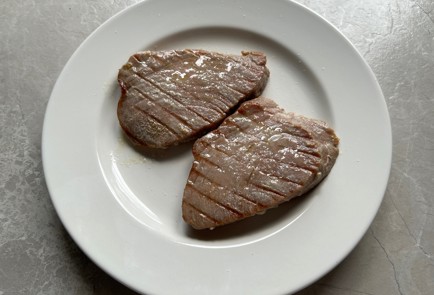 Фото шага рецепта Салат с тунцом и чечевицей 174242 шаг 4  