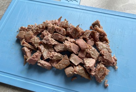 Фото шага рецепта Салат с тунцом и чечевицей 174242 шаг 5  