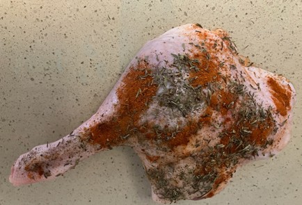 Фото шага рецепта Салат с уткой с тимьяном 189740 шаг 4  