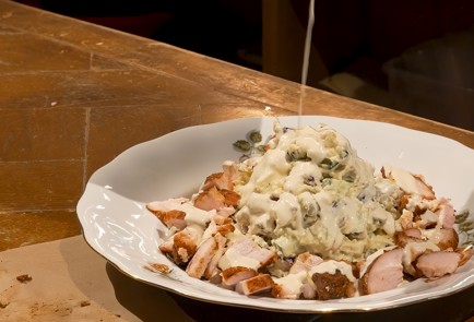 Фото шага рецепта Салат со вчерашней индейкой 140901 шаг 12  