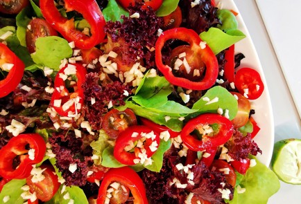 Фото шага рецепта Салат в нежном соусе из грибов шимеджи 151364 шаг 14  