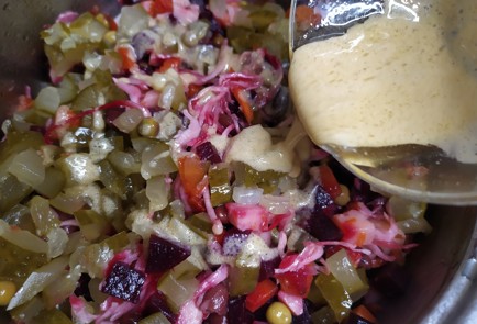 Фото шага рецепта Салат винегрет 188884 шаг 8  