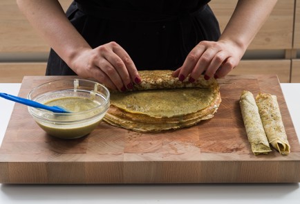 Фото шага рецепта Щавель с блинами 152474 шаг 7  