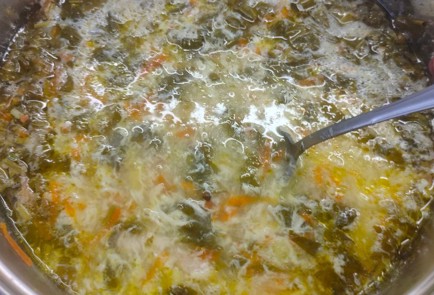 Фото шага рецепта Щавелевые щи зеленый борщ 176360 шаг 18  