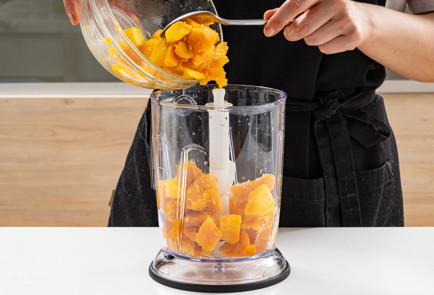 Фото шага рецепта Щербет из манго с лаймом 189259 шаг 5  