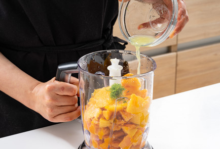 Фото шага рецепта Щербет из манго с лаймом 189259 шаг 6  