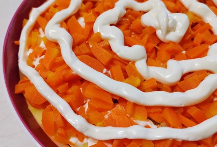 Фото шага рецепта Селедка под шубой 175377 шаг 10  