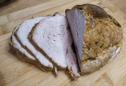 Фото шага рецепта Сэндвич с бужениной и запеченным перцем 189208 шаг 5  