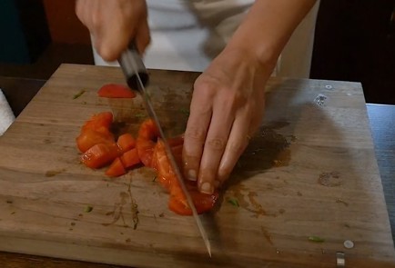 Фото шага рецепта Севанская форель с булгуром и шпинатом 137412 шаг 3