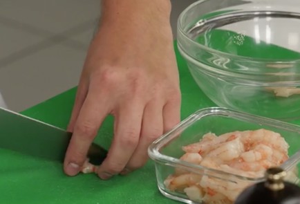 Фото шага рецепта Севиче из креветок с сулугуни 93127 шаг 4  