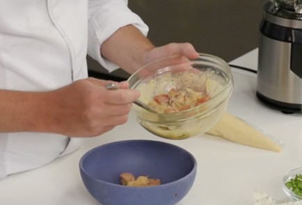 Фото шага рецепта Севиче из креветок с сулугуни 93127 шаг 5  