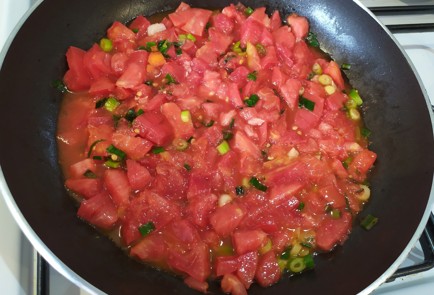 Фото шага рецепта Шакшука с баклажанами 189908 шаг 6  