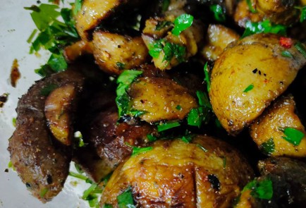 Фото шага рецепта Шампиньоны на мангале 189874 шаг 10  