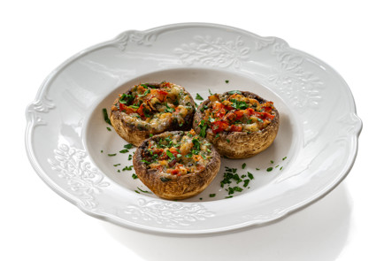 Фото шага рецепта Шампиньоны в духовке 190679 шаг 10  