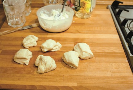 Фото шага рецепта Шаньги с сыром 92710 шаг 3  