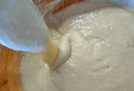 Фото шага рецепта Шарлотка с нектаринами 189950 шаг 11  