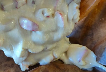 Фото шага рецепта Шарлотка с нектаринами 189950 шаг 16  