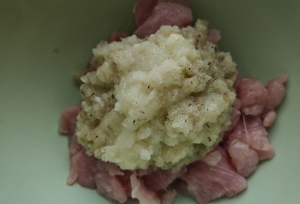 Фото шага рецепта Шашлычки из индейки в духовке 187505 шаг 9  