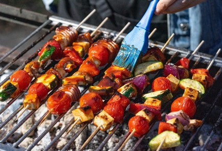 Фото шага рецепта Шашлычки из овощей с тофу 176216 шаг 10  