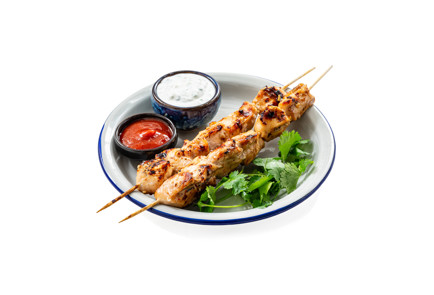 Фото шага рецепта Шашлык из курицы в пивном маринаде 189103 шаг 10