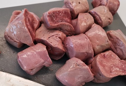 Фото шага рецепта Шашлык из телячьей печени 174428 шаг 6  