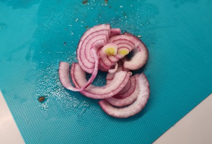 Фото шага рецепта Шаурма с фаршем острая 191568 шаг 4