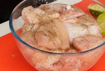 Фото шага рецепта Бразильская курица шиншиндигалинья 104252 шаг 2  