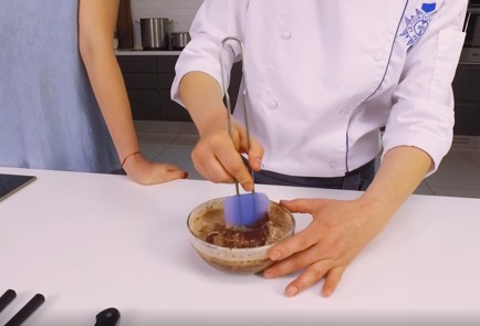 Фото шага рецепта Шоколадные конфеты с ганашем 137341 шаг 1  