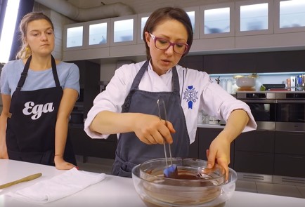 Фото шага рецепта Шоколадные конфеты с ганашем 137341 шаг 7  