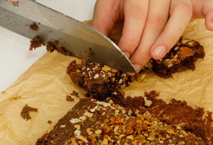 Фото шага рецепта Шоколадный брауни с беконом и бурбоном 94009 шаг 7  