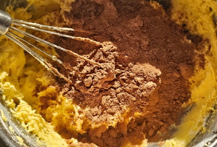 Фото шага рецепта Шоколадный кекс с черникой 190022 шаг 4  