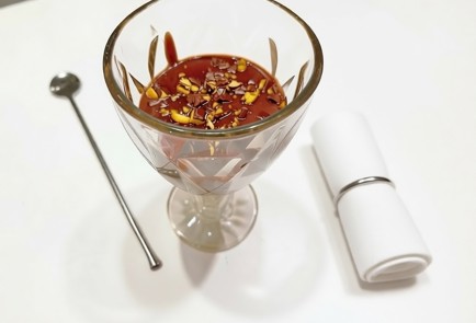 Фото шага рецепта Шоколадный пудинг с тапиокой 191504 шаг 10