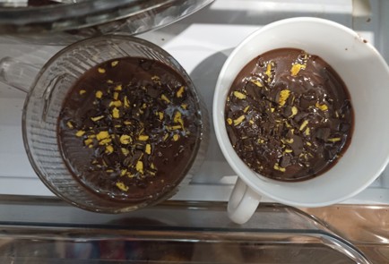 Фото шага рецепта Шоколадный пудинг с тапиокой 191504 шаг 9