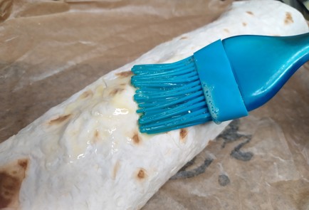 Фото шага рецепта Штрудель из лаваша с грушей 190710 шаг 9  