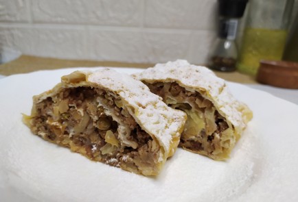 Фото шага рецепта Штрудель из лаваша 190517 шаг 11  