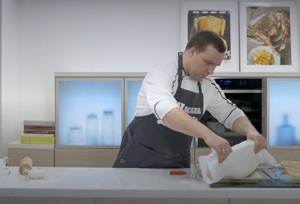 Фото шага рецепта Штрудель с яблоками постный 191465 шаг 15  