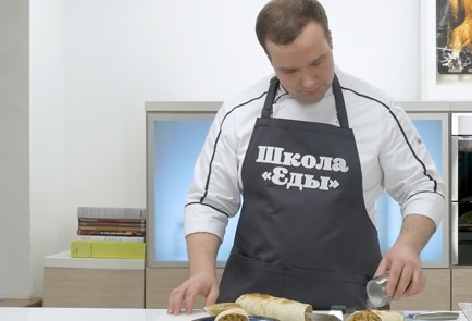 Фото шага рецепта Штрудель с яблоками постный 191465 шаг 18  