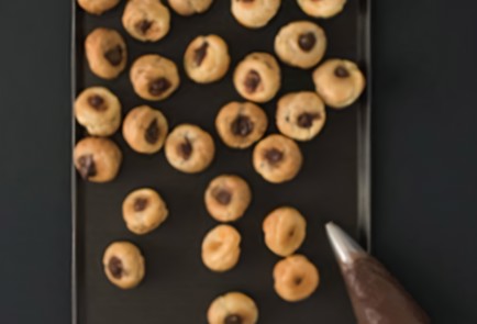 Фото шага рецепта Шу с кремом 57791 шаг 12  