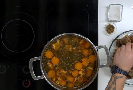 Фото шага рецепта Шурпа из баранины 140279 шаг 12  