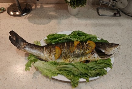 Фото шага рецепта Сибас с зеленым луком 176184 шаг 10  