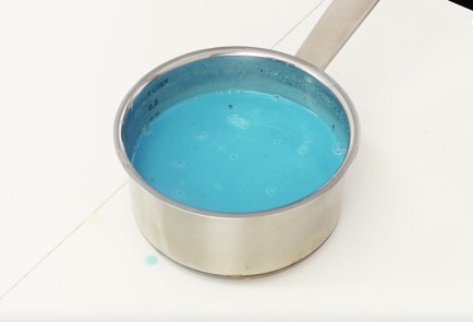 Фото шага рецепта Синяя паннакотта 125097 шаг 3  