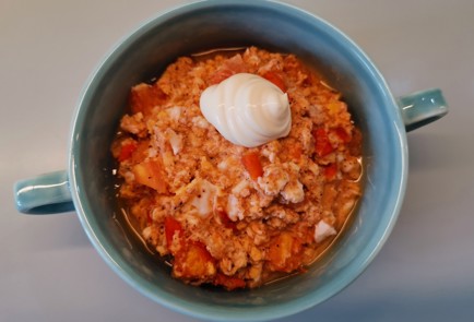 Фото шага рецепта Скрэмбл с томатами 176211 шаг 9