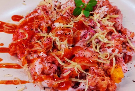 Фото шага рецепта Скрэмбл со свекольным соком 152870 шаг 10  